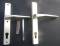 GERA Schmalrahmengarnitur Schutzbeschlag DR/DR, 92mm Abstand, Schild 35x239x10, Alu F2